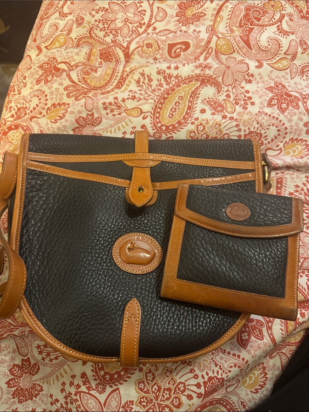 Vintage Dooney  and Bourke bag and wallet preowned